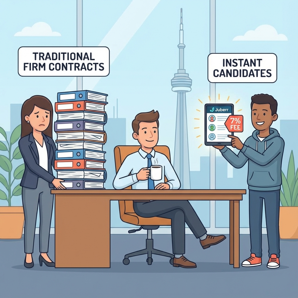 Recruitment Firms Toronto: Juberr Delivers Speed, Clarity, and Savings